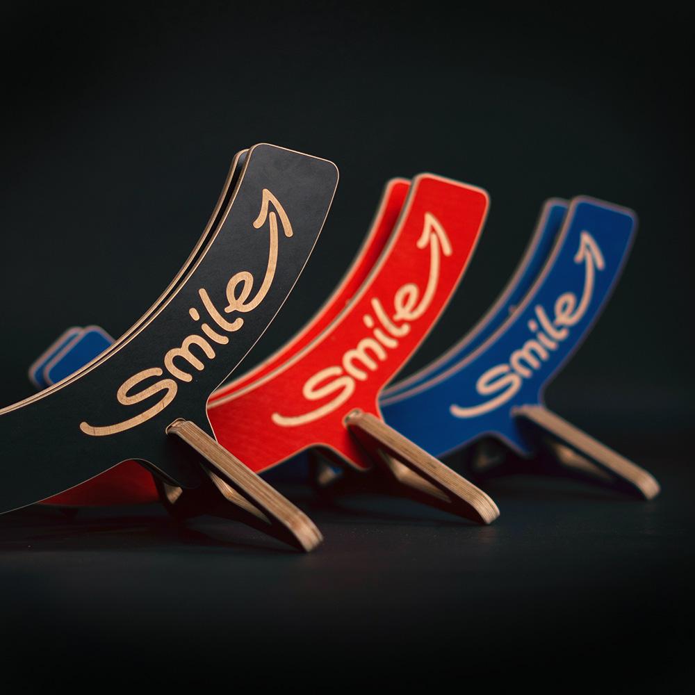 fahrradständer mit logo SMILE Fahrradständer| Universeller Fahrradständer für Mountainbikes, Rennräder und Fatbikes – MTB Hopper
