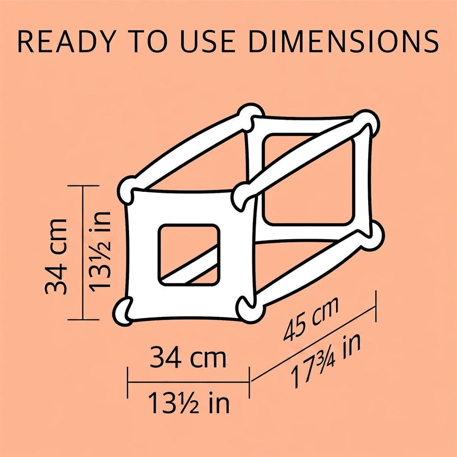 Ready-to-use Tee-House dimensions