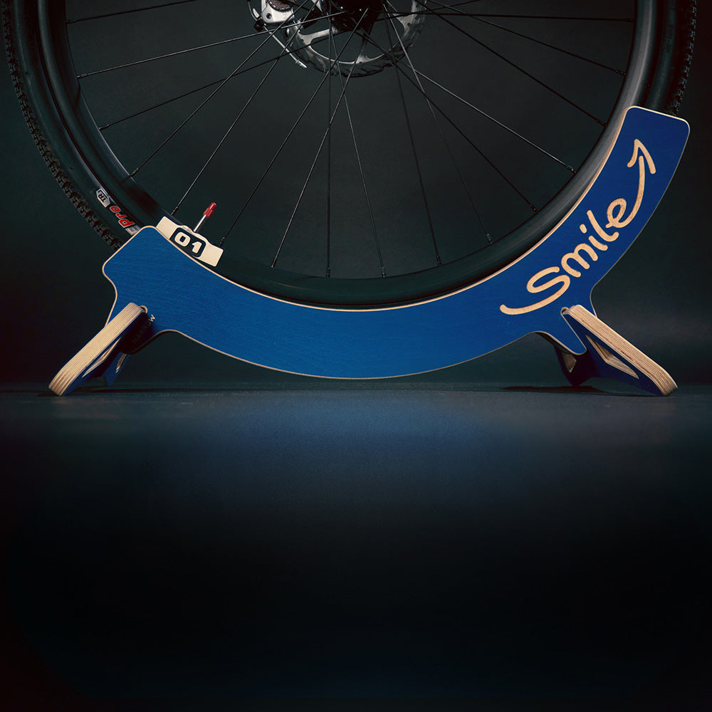 smile fahrradständer aus holz SMILE Fahrradständer